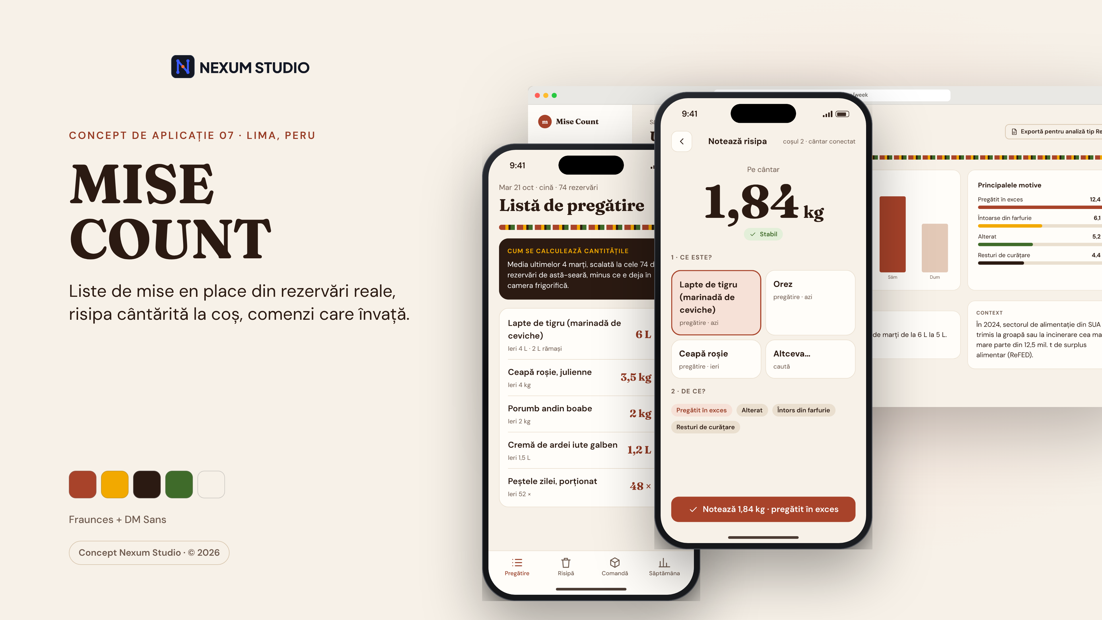MISE COUNT: ecrane cheie în rame de dispozitiv