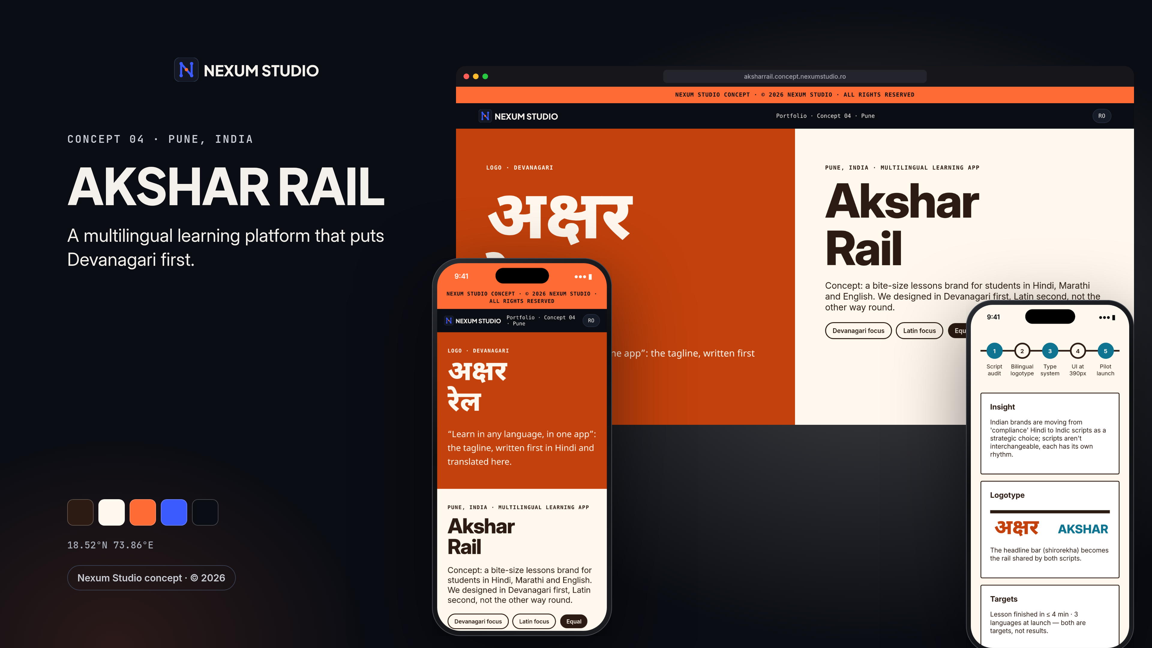 AKSHAR RAIL: hero image
