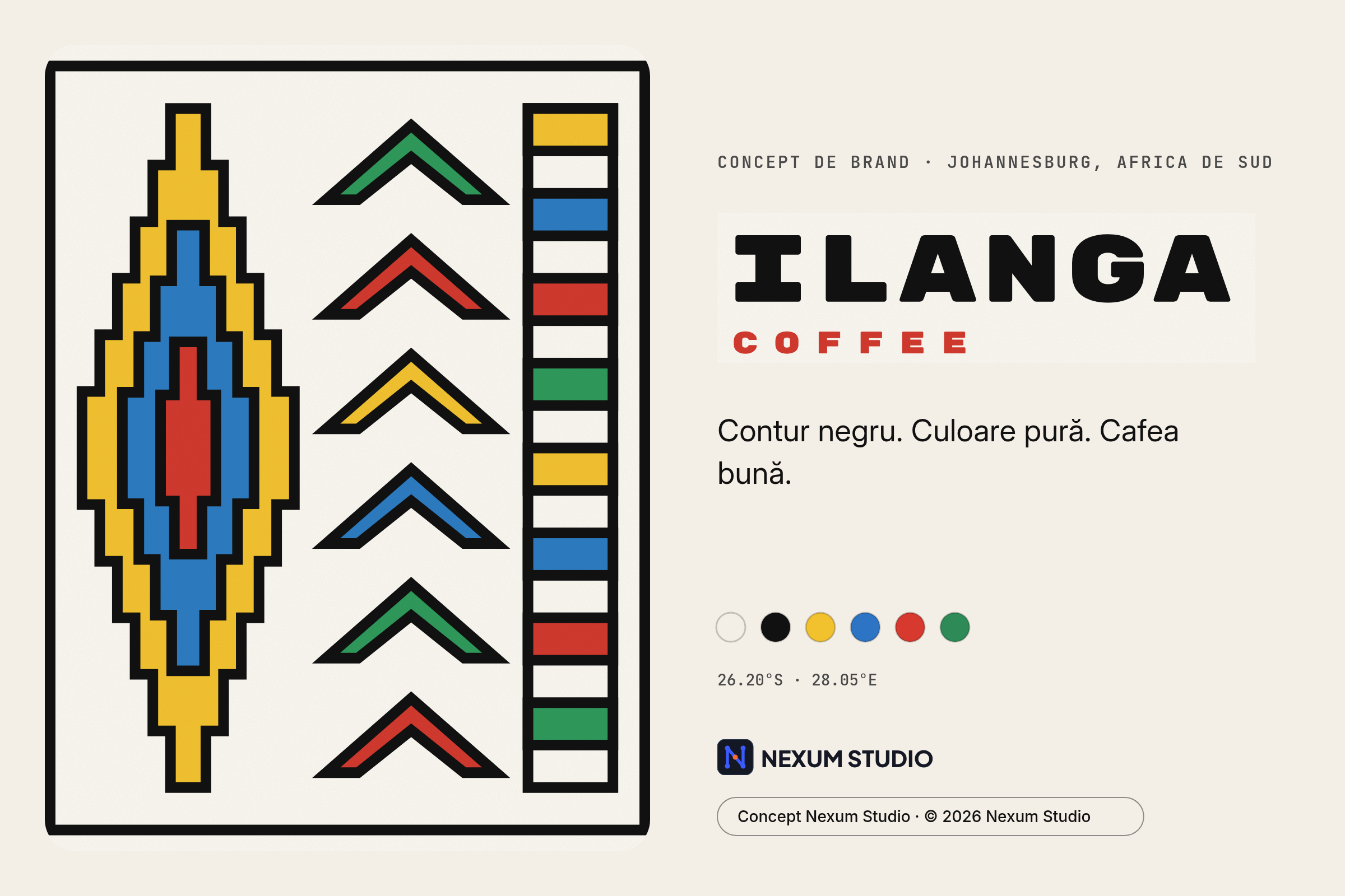 ILANGA COFFEE: card de brand