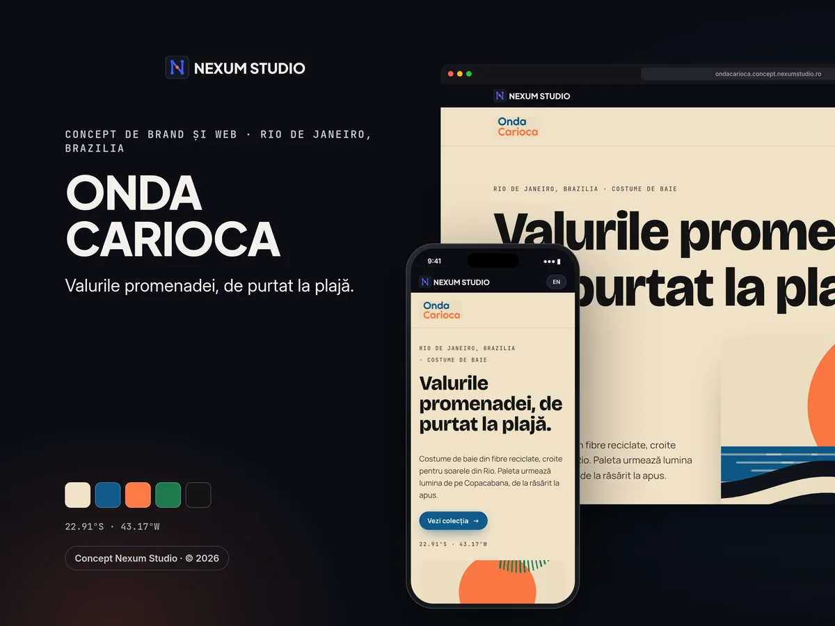 Planșa de brand ONDA CARIOCA